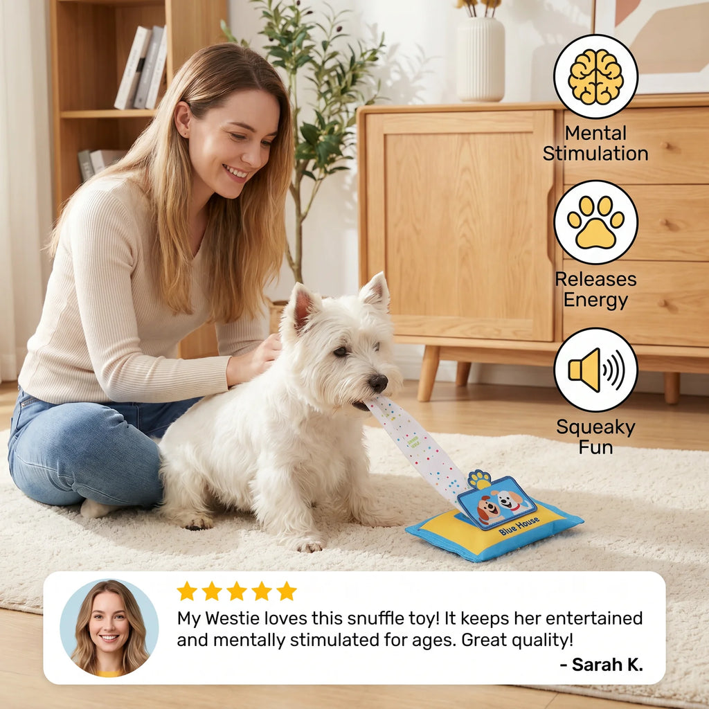Interactive Squeaky Dog Toy