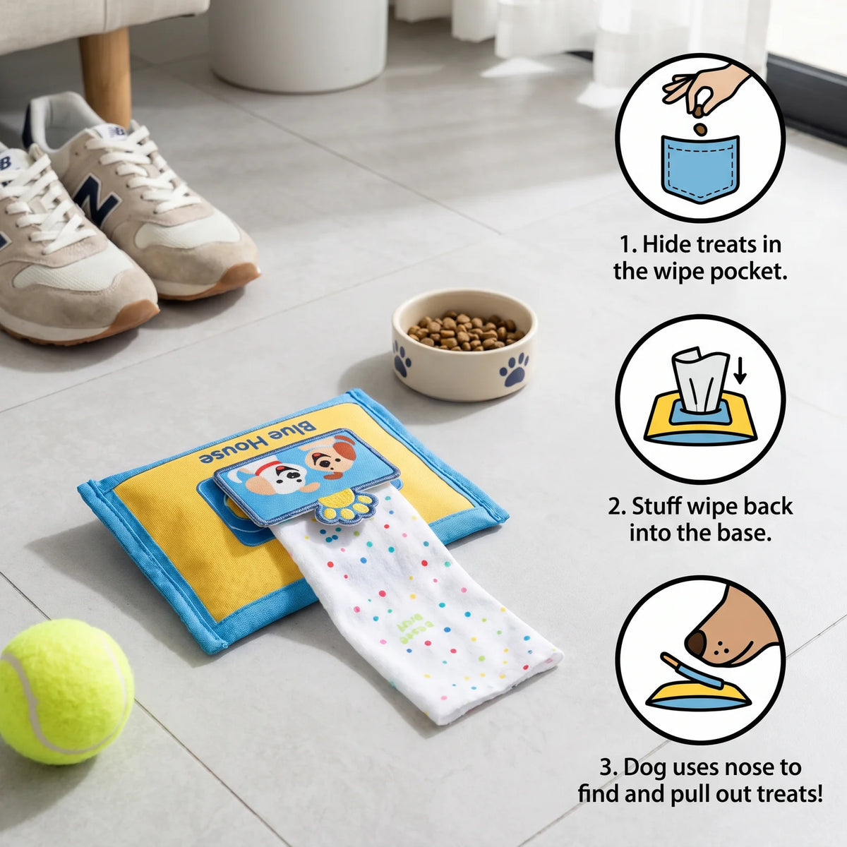 Interactive Squeaky Dog Toy